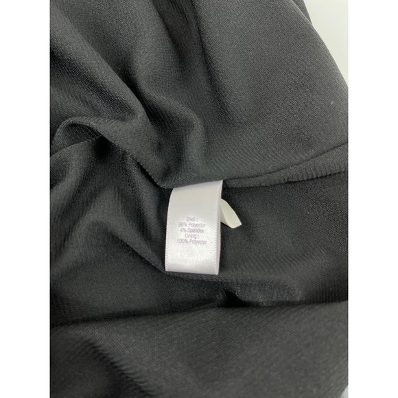 Jennifer Lopez sheath dress s short sleeve stretchy blue green geo - Picture 9 of 10